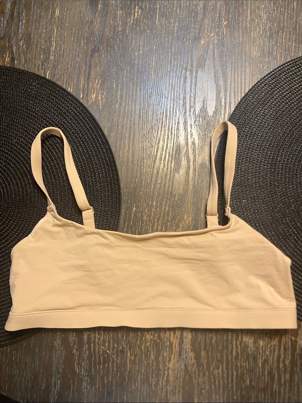 SKIMS Fits everybody scoop Bralette clay medium NWOT